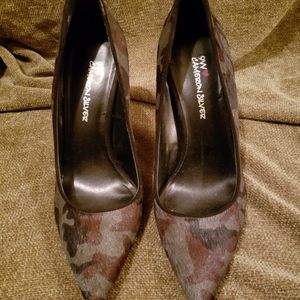 NINE WEST Cameron Silver Pumps